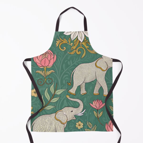 Item preview, Elephants with raised trunks surrounded by lotus flowers . designed and sold by Lucky 777.