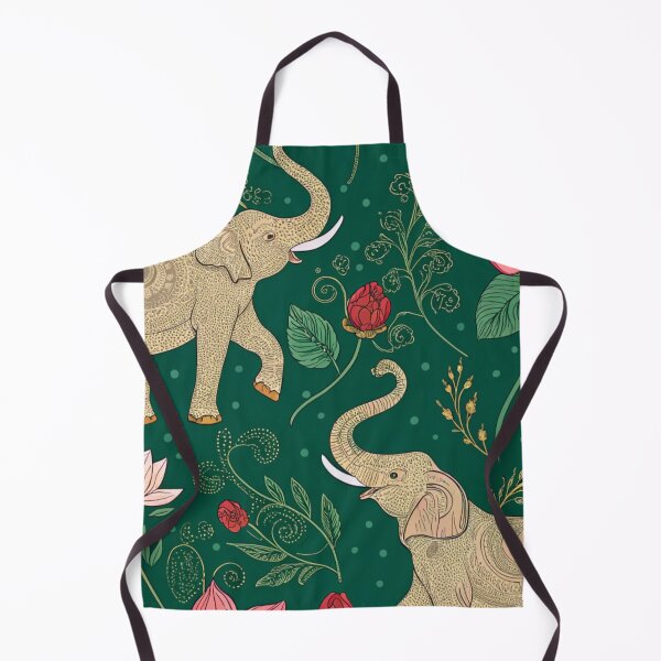 Item preview, Elephants with raised trunks surrounded by lotus flowers . designed and sold by Lucky 777.