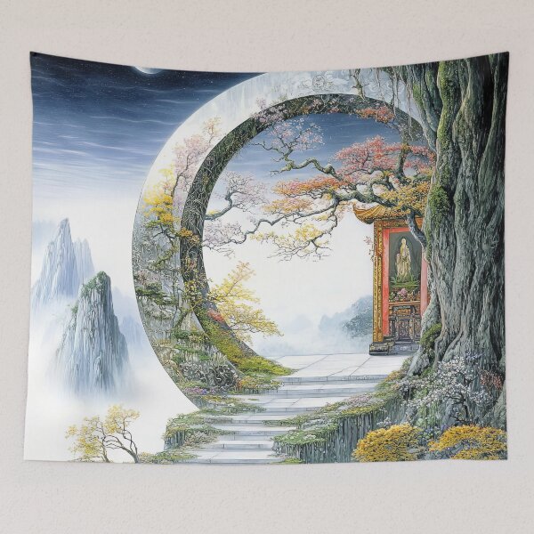 Item preview, The Blooming Gate of Quiet Transcendence designed and sold by bloorose.
