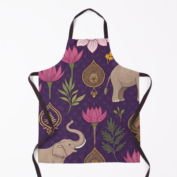 Item preview, Elephants with raised trunks surrounded by lotus flowers . designed and sold by Lucky 777.