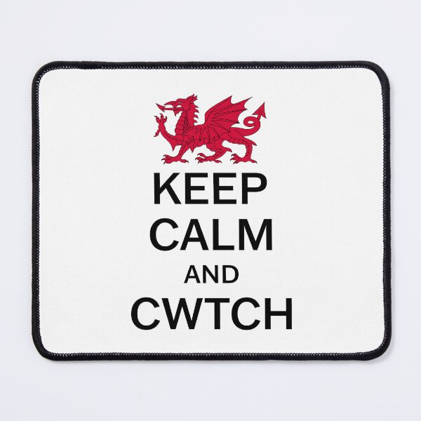 Item preview, Welsh Red Dragon Pride - Keep Calm and Cwtch designed and sold by Designs by Jesabee.