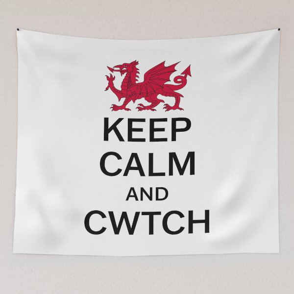 Item preview, Welsh Red Dragon Pride - Keep Calm and Cwtch designed and sold by Jesabee Designs.