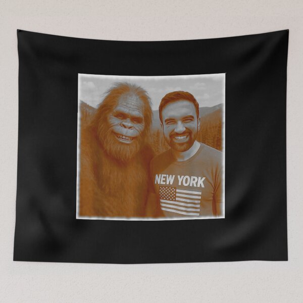 Item preview, zohran mamdani With BigFoot designed and sold by BASKF.