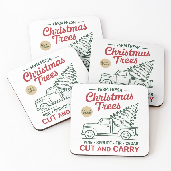 Item preview, Farm Fresh Christmas Trees Vintage Truck – Holiday Rustic Design designed and sold by Snifferius.