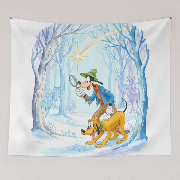 Item preview, Goofy and Pluto Winter Wonderland Adventure designed and sold by Drip stamp.