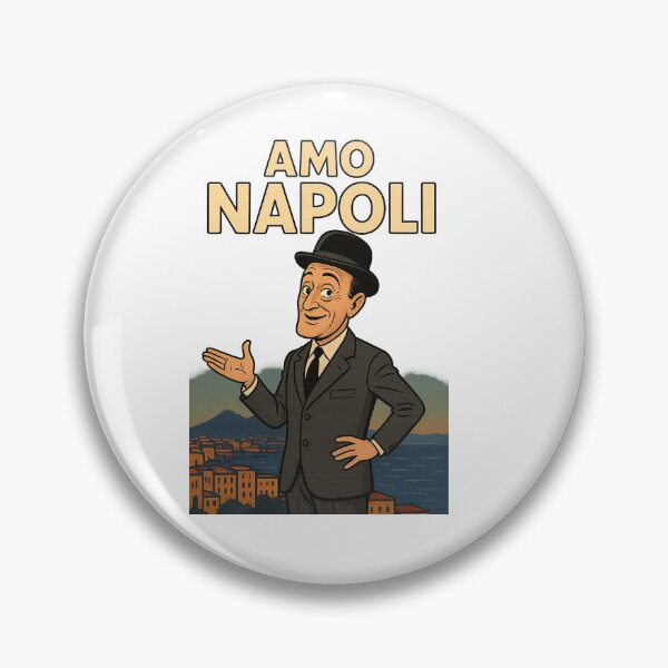Item preview, Totò – Amo Napoli | Arte fumettosa dedicata alla città del cuore designed and sold by Giomyke16.