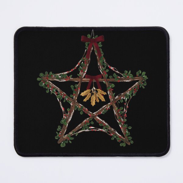 Item preview, Satanic Pentagram Christmas Wreath designed and sold by GREENZ0NE.