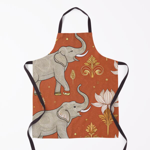 Item preview, Elephants with raised trunks surrounded by lotus flowers . designed and sold by Lucky 777.