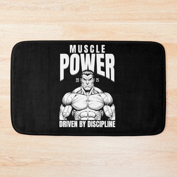 Item preview, Muscle Power Driven by Discipline  designed and sold by GraphicTeeHubs.
