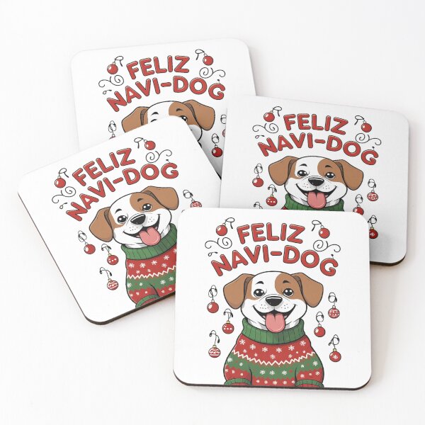 Item preview, Feliz Navi-Dog Christmas Humor designed and sold by Seasoned Chaos.