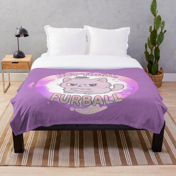 Artikelvorschau, „Not Today“ – Katzenmotiv „Furball“ für T-Shirts und Accessoires entworfen und verkauft von FandomFunStudio.