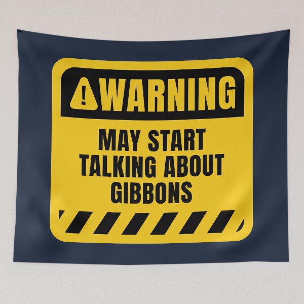 Item preview, May Start Talking About Gibbons designed and sold by MaryAller.