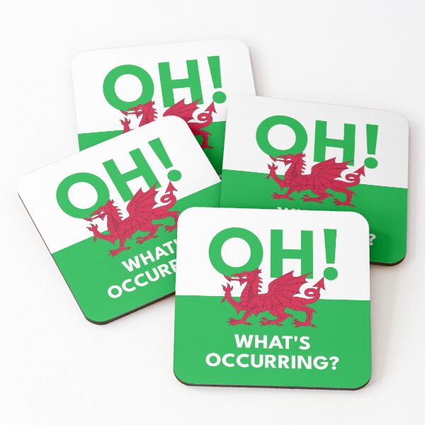Item preview, Welsh Red Dragon Flag - Oh! What's Occurring? designed and sold by Designs by Jesabee.