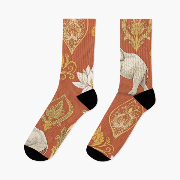 Item preview, Elephants with raised trunks surrounded by lotus flowers . designed and sold by Lucky 777.