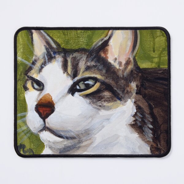 Item preview, Baxter the green-eyed cat designed and sold by rontaylorcrouch.