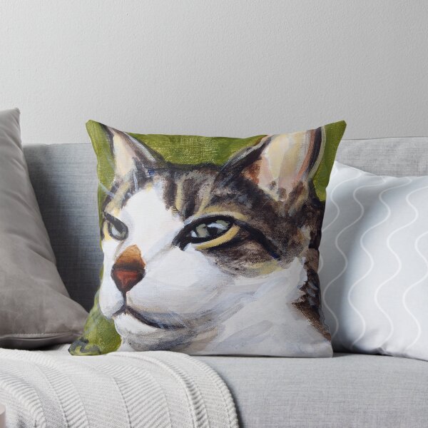 Item preview, Baxter the green-eyed cat designed and sold by rontaylorcrouch.