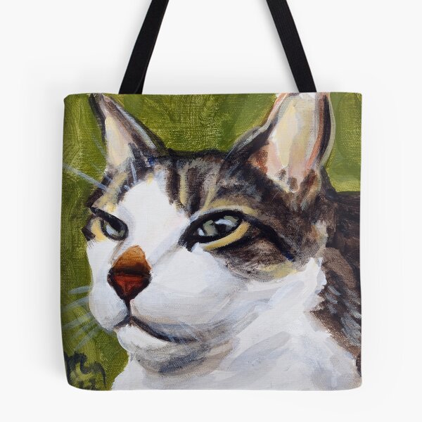Item preview, Baxter the green-eyed cat designed and sold by rontaylorcrouch.