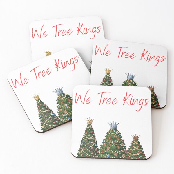 Item preview, We Tree Kings – Funny Christmas Tree Design designed and sold by Marks-DesignsUK.