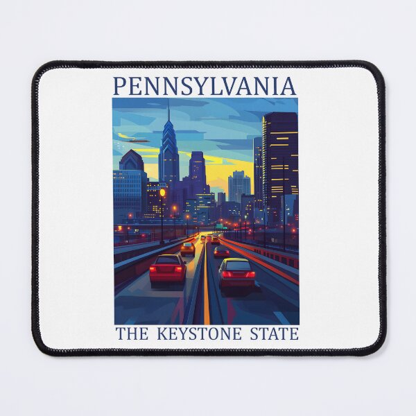 Item preview, 38 Pennsylvania Travel Poster designed and sold by Lucy Goosy Art.