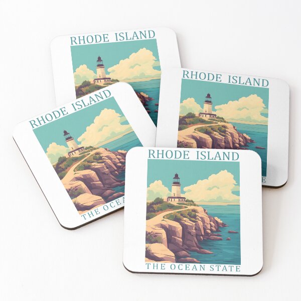 Item preview, 39 Rhode Island Travel Poster designed and sold by Lucy Goosy Art.