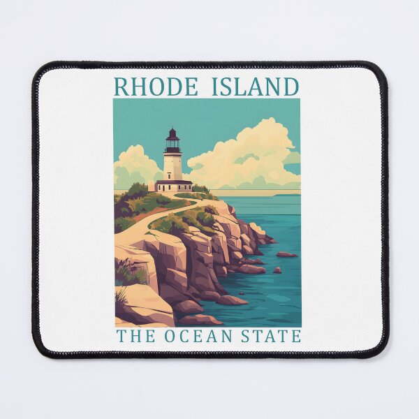 Item preview, 39 Rhode Island Travel Poster designed and sold by Lucy Goosy Art.