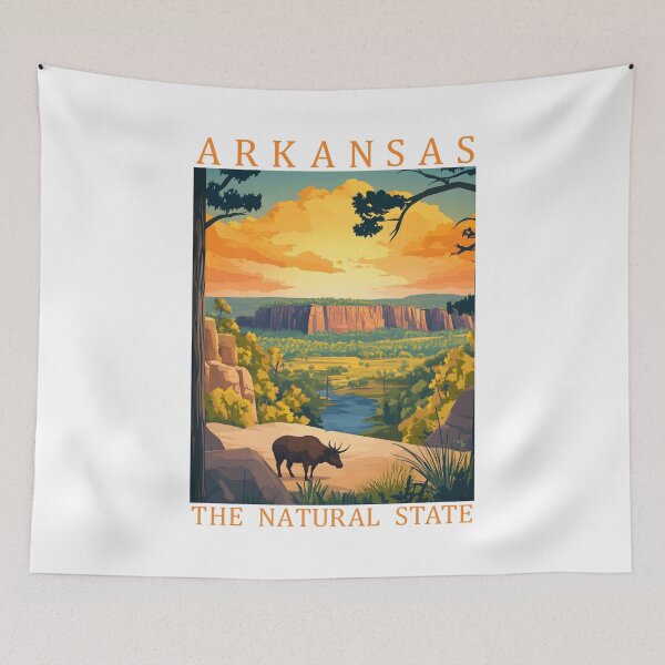 Item preview, 4 Arkansas Travel Poster designed and sold by Lucy Goosy Art.