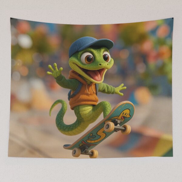 Item preview, Skater Bird Vine Snake designed and sold by Sillytoe.
