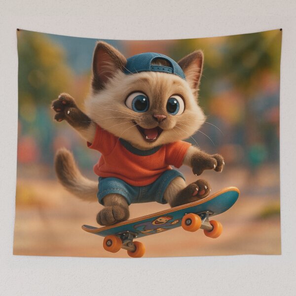 Item preview, Skater Birman Cat designed and sold by Sillytoe.