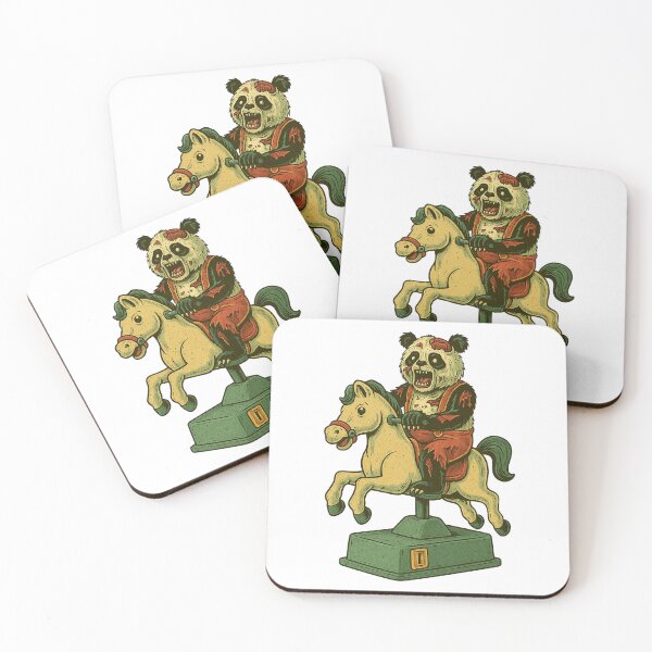 Item preview, Zombie panda penny horse ride designed and sold by Llewynn1225.