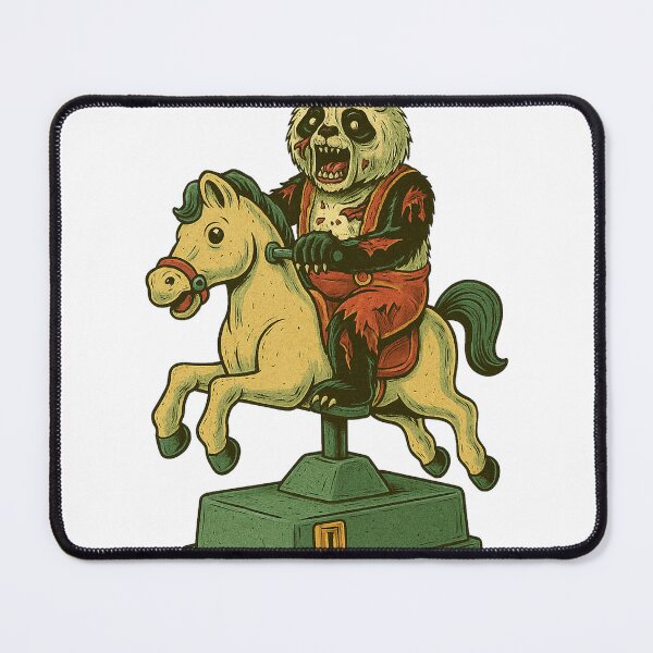 Item preview, Zombie panda penny horse ride designed and sold by Llewynn1225.