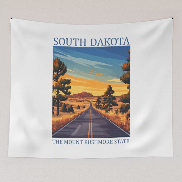Item preview, 41 South Dakota Travel Poster designed and sold by Lucy Goosy Art.