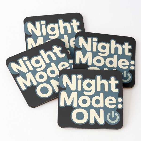 Item preview, Night Mode: ON – Cozy Chill Mode Aesthetic Design designed and sold by AlvixVerse.