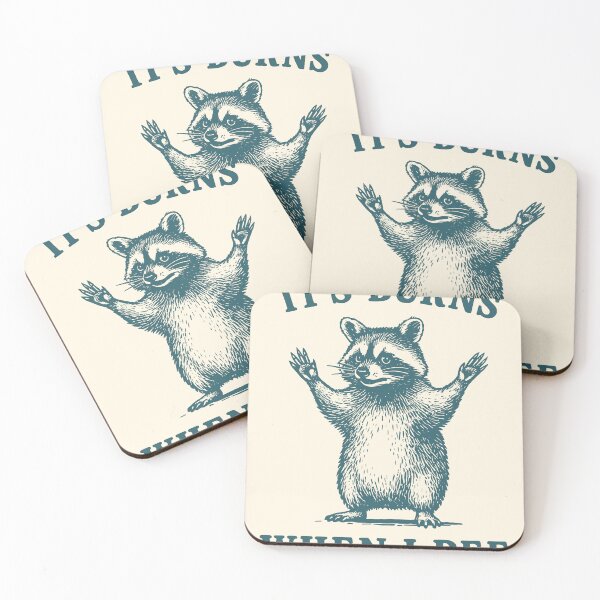Item preview, Undiagnosed But Pretty Sure, Cowboy Raccoon designed and sold by SassCity.