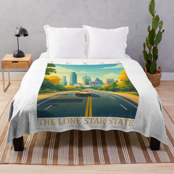 Item preview, 43 Texas Travel Poster designed and sold by Lucy Goosy Art.