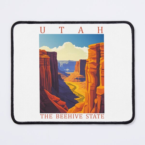 Item preview, 44 Utah Travel Poster designed and sold by Lucy Goosy Art.