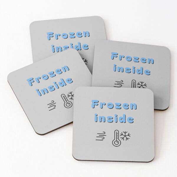 Item preview, Frozen Inside – Low Battery Club Winter Edition Meme Design designed and sold by mintmono-studio.