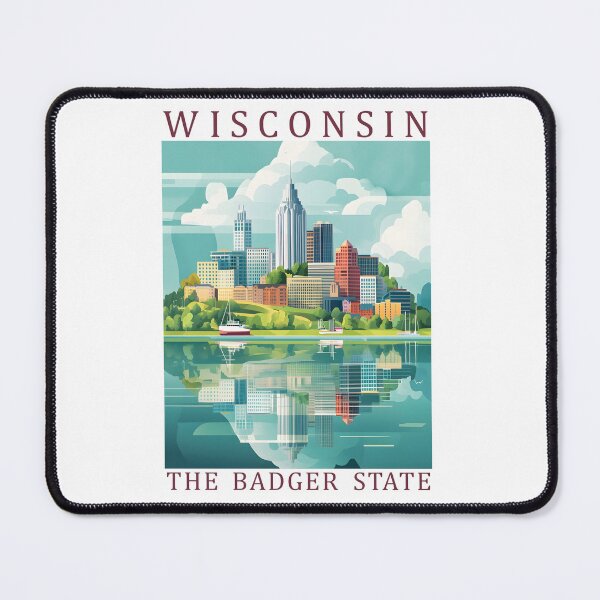 Item preview, 49 Wisconsin Travel Poster designed and sold by Lucy Goosy Art.