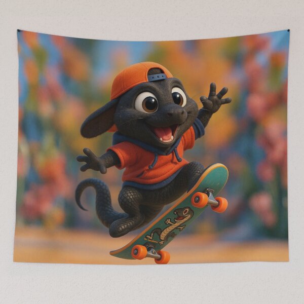 Item preview, Skater Black Rat Snake designed and sold by Sillytoe.