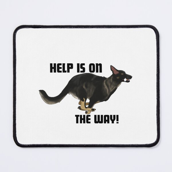 Item preview, "Help Is On The Way" German Shepherd Custom designed and sold by CerasArtHouse.