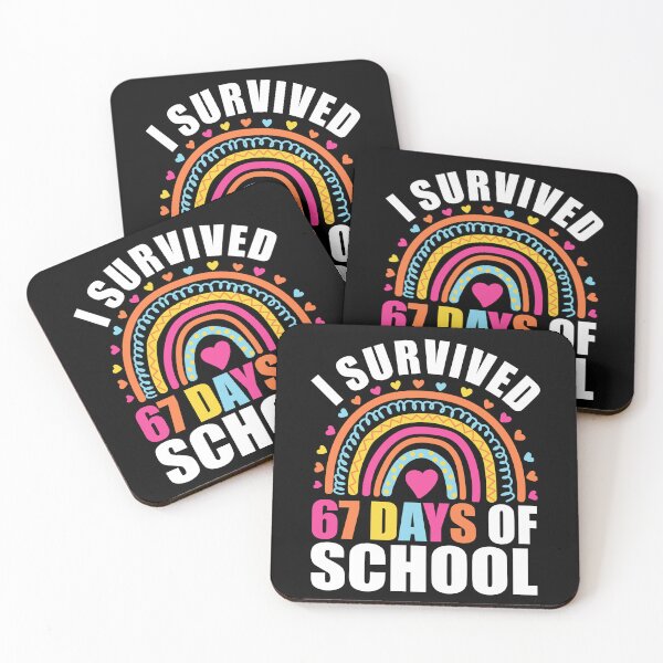 Item preview, i survived 67 days of school. funny 100th days of school, 67 meme designed and sold by ahmed2751989.