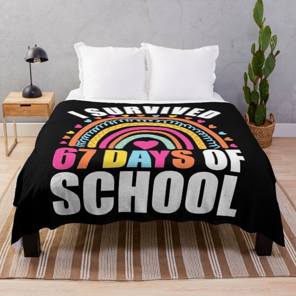 Item preview, i survived 67 days of school. funny 100th days of school, 67 meme designed and sold by ahmed2751989.