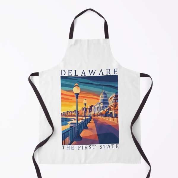 Item preview, 8 Delaware Travel Poster designed and sold by Lucy Goosy Art.