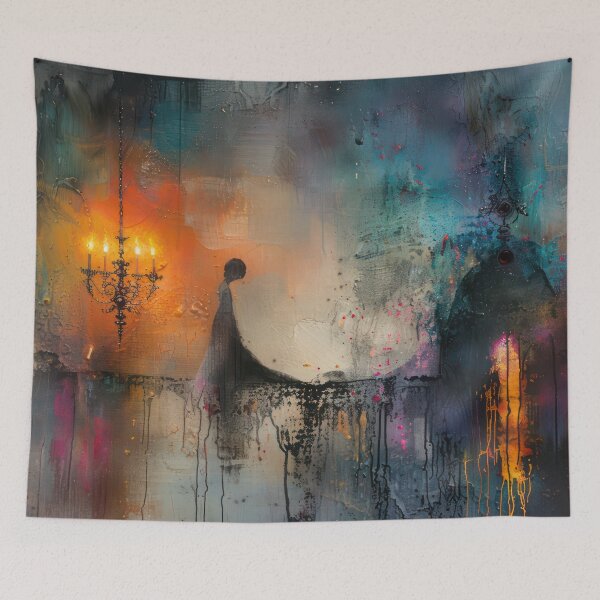 Item preview, Specters of Light – Abstract Figures in a Dreamscape designed and sold by NeoNebulaArt.