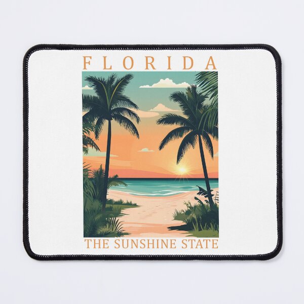 Item preview, 9 Florida Travel Poster designed and sold by Lucy Goosy Art.