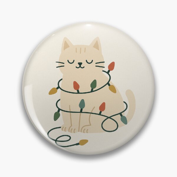 Artikelvorschau, Lustige Weihnachtskatze – Minimalistisches Weihnachtsdesign „Zu cool zum Aufhören“ entworfen und verkauft von Quiet Power Co..