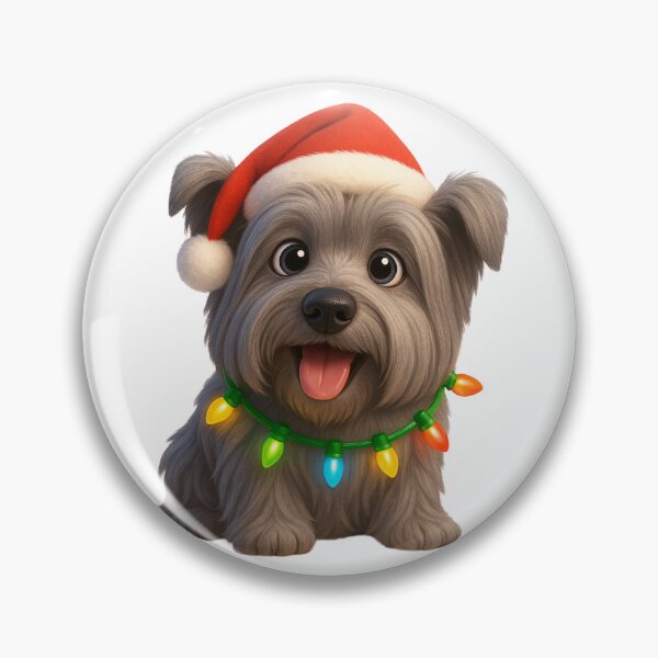 Item preview, Christmas Skye Terrier designed and sold by Sillytoe.