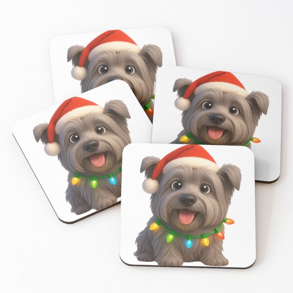 Item preview, Christmas Skye Terrier designed and sold by Sillytoe.