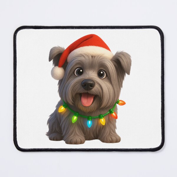 Item preview, Christmas Skye Terrier designed and sold by Sillytoe.
