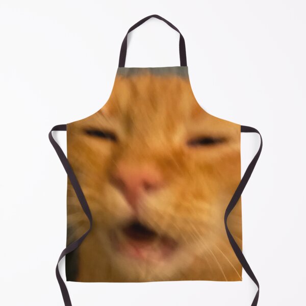 Item preview, Funny Orange Cat Face Meme Humor Blurry Photo designed and sold by LuveeTuffCo.