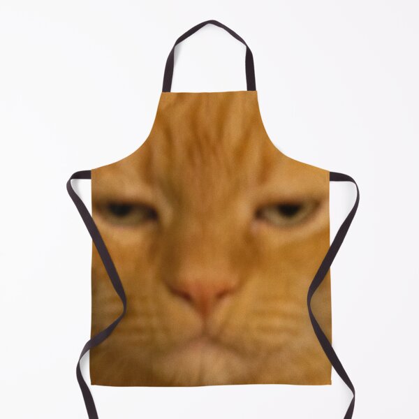 Item preview, Funny Orange Cat Face Meme Blurry Photo Humor designed and sold by LuveeTuffCo.